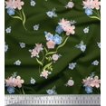 thumbnail image 1 of Soimoi Black polyester Crepe Fabric Diamond Geometric Print Fabric by Yard 52 Inch Wide, 1 of 3