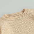 thumbnail image 4 of Baby Girl Boy Knit Pullover Sweater Fall Winter Warm Sweatshirt Tops with Pocket, 4 of 6
