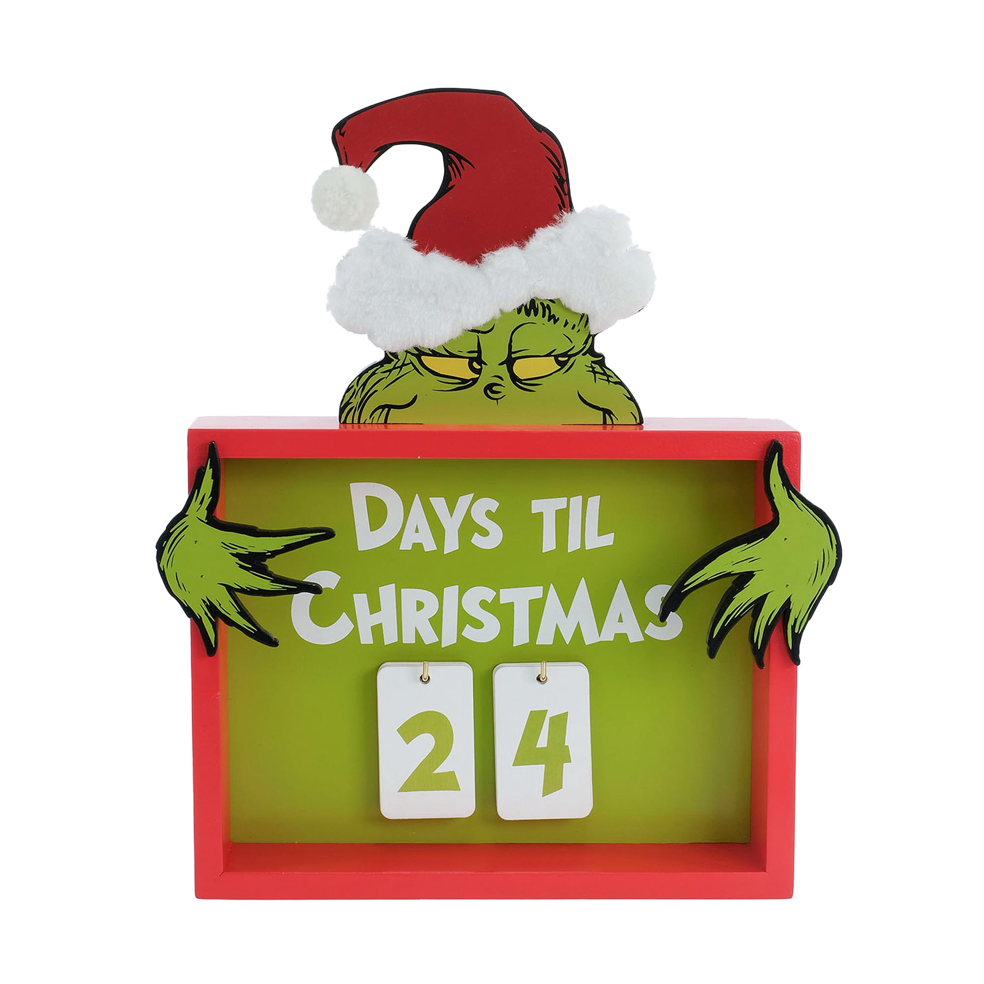 Dr. Seuss Grinch Countdown to Christmas Calendar, Days Til Christmas ...