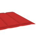 thumbnail image 5 of vidaXL Coussin pour Chaise Longue Rouge 200x60x3cm Tissu Oxford, 5 of 5