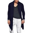 thumbnail image 1 of Cardigan Tricoté pour Hommes Manches Longues Décontracté Ajusté Veste Pull Pardessus, 1 of 3