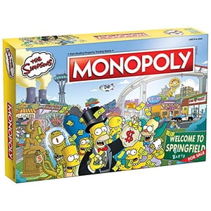 Monopoly The Simpsons Board Game | Based on Fox Series The Simpsons | Collectible Simpsons Merchandise | Themed Classic Monopoly Game