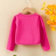 thumbnail image 4 of Timegard Girls Open Front Shrug Cardigan Children Long Sleeve Tops Crop Jackets Fall Clothes 4-8 Years, 4 of 7