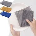thumbnail image 1 of Under 10,Kitchen Table Cleaning Cloth, Fiber Absorbent Bathroom Decontamination Cloth, Multi-Purpose Household Cleaning Cloth for Kitchen & Bathroom Use, | Polyester, Blue-454 $BS$3, 1 of 7