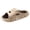 Brown, variant on Unisex Platform Sandals for Womens Mens Open Toe Slip On Foot Massager Water proof Quick Drying Water Slide White Size 7.5