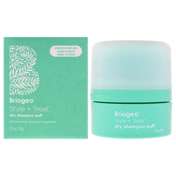 Style Plus Treat Dry Shampoo Puff Mattifying Powder - Universal by Briogeo for Unisex - 0.5 oz Dry Shampoo