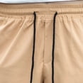 thumbnail image 5 of RXIRUCGD Men's Solid Color Pocket Work Pants Casual Leggings, Khaki, Size: S, 5 of 5