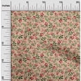 thumbnail image 2 of oneOone Viscose Chiffon Light Brown Fabric Florals Sewing Craft Projects Fabric Prints By Yard 42 Inch Wide, 2 of 4