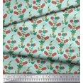 thumbnail image 3 of Soimoi polyester Crepe Fabric Leaves & Floral Print Fabric by Yard 52 Inch Wide, 3 of 3