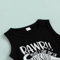 thumbnail image 4 of Boys Sets Letter Crew Neck Sleeveless Vest Tree Shorts, 4 of 6