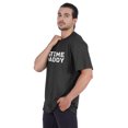 thumbnail image 4 of Inkmeso Men's Graphic Printed "First Time Daddy" Short Sleeve Tee Shirt Jersey Shirt For Dad, 4 of 7