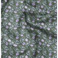 thumbnail image 1 of Soimoi Green polyester Crepe Fabric Leaf Floral Printed Craft Fabric by the Yard 42 Inch Wide, 1 of 6