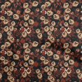 thumbnail image 1 of oneOone Tissu Polyester Spandex Chocolat Brun Matériel de Robe Florale Tissu Imprimé Tissu au Mètre 56 Pouces de Large, 1 of 4