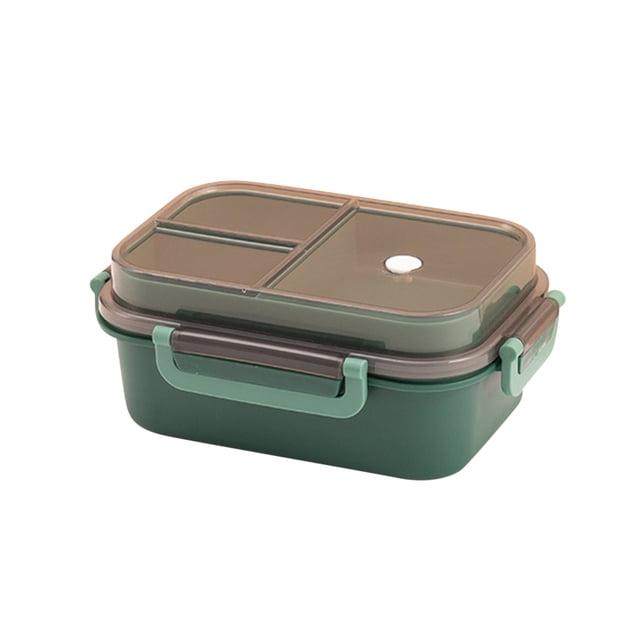 EGNMCR Double-layer Lunch Box Sealed For Office Workers, Separated By Compartments, Bento Box That Can Be Heated In The Microwave For Students, Lunch Box With Tablewar Lunch boxs