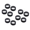 thumbnail image 2 of HILABEE 10x Barber Hairdressing Shears Scissors Finger Grips Inserts Black, 2 of 9