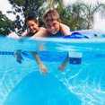 thumbnail image 4 of Distributeur de Chlore Flottant pour Piscine de 5 Pouces en PVC Bleu et Blanc, Contient des Pastilles de 6 X 1 Pouces, Ajustable pour Piscines et Spas, 4 of 8