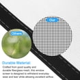 thumbnail image 3 of Uxcell Window Screen Mesh, 28" x 59" DIY Fiberglass Netting Mesh Black Frame with Hook and Loop Adhesive Edging, 3 of 6