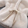 thumbnail image 4 of RXIRUCGD Manteau à Manches Longues pour Enfants à Col Rond, Bas à Manches Longues en Peluche ( Blanc, Taille : 3 Ans ), 4 of 5