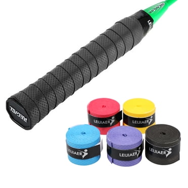 Pack of 5pcs Tennis Racket Overgrips Anti-skid Sweat Tape Wraps Badminton Racquet Over Grip Fishing Rod Sweat Band Grip