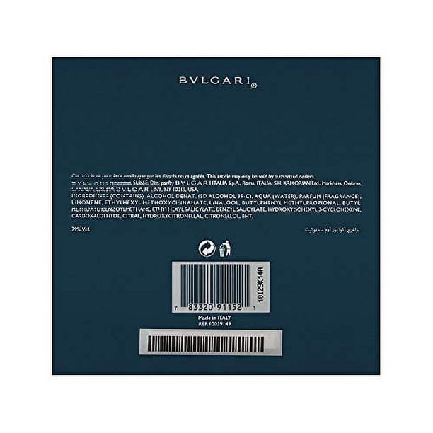 Bvlgari Aqva Pour Homme Eau de Toilette 3.4 oz / 100 ml Spray