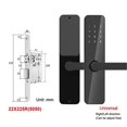 thumbnail image 3 of App Control Smart Lock Digital Locks With Handle Keypad Electronic Door Lock For Home Hotel Rental Bluetooth Connect ,Integrated Smart Home, 3 of 4