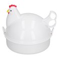 thumbnail image 4 of Egg Cooker, Heat  White Aluminum Inner Microwave Egg Steamer  for Home, 4 of 8