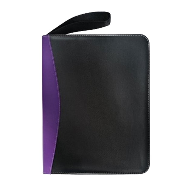 Yinanstore 9 Pocket Waterproof Trading Picture Binder,360 Side Loading Pockets,Card Collectors,Album Card Holder for Folder,Card Collection Card violet
