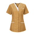 thumbnail image 2 of Jovati Tunique d'Uniforme pour Infirmières à Col en V pour Femmes, Petit, Vêtement de Protection, 2 of 5
