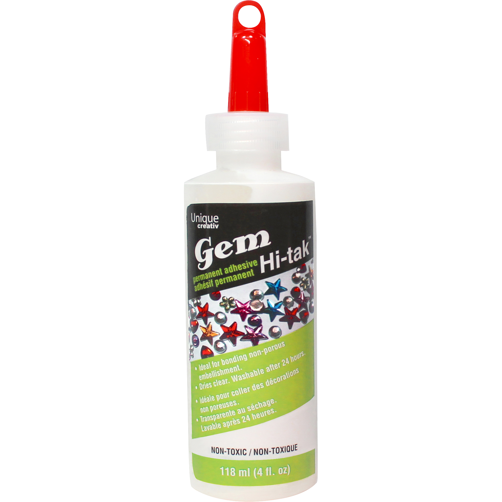 HI-TAK Gem-Tak Permanent Adhesive, 118 mL (4 oz)