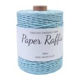 thumbnail image 1 of Abbracc Raffia Paper Ribbon Paper Rope Round Twine String 300M/328 Yards Yarn Thread Raffia Ribbon for Crocheting Bags Nesting Basket Light Blue, 1 of 9