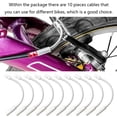 thumbnail image 3 of Xingzhi 10Pcs Aluminium Alloy Mountain Bike V Brake Noodle Cable Portable Detachable Replacement Riding Braking Tube Pipe 90°, 3 of 6