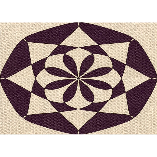 Ahgly Company Machine Washable Indoor Rectangle Transitional Deep Peach Orange Area Rugs, 5' x 8'