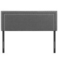 thumbnail image 2 of Jessamine Full Upholstered Fabric Headboard - Gray, 2 of 4