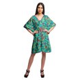 thumbnail image 4 of Moomaya Robe Courte de Caftan de Plage, Robe de Couverture Imprimée, Kaftan pour Femmes, Tenue de Plage, Couverture, 4 of 4