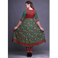 thumbnail image 4 of Bimba Kurti Longue Imprimée pour Femmes Robe Anarkali Indienne Haut Tunique Décontracté, 4 of 5