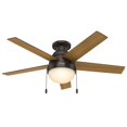 thumbnail image 1 of Hunter Low Profile Anslee 46" Home Ceiling Fan with LED Light and Pull Chains, 1 of 9