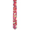 thumbnail image 2 of Original Penguin Men’s Gordon Paisley Skinny Tie (Red), 2 of 2