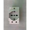 thumbnail image 2 of Prise Rail DIN Prise avec Protection Intégrée pour Contact Mise à la Terre Prise de Contact pour Panneau de Distribution Prise Modulaire Prise d'Alimentation, 2 of 3