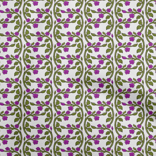 oneOone Silk Tabby Fuschia Pink Fabric Block Craft Projects Decor Fabric Printed By The Yard 42 Inch Wide-CU