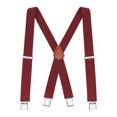 thumbnail image 1 of Buyless Fashion Suspenders for Men - 48" Elastic Adjustable Straps 1 1/4" - X Back, 1 of 1