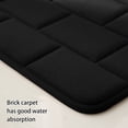 thumbnail image 4 of Dvkptbk Bathroom Rug Blanket Thick Striped Memory Foam Bath Rugs, Soft Absorbent Velvet Bathroom Mats, Non-Slip Bottom , Machine Washable Bathmat, Carpet Rug Room Decoratio for Washing, 4 of 7