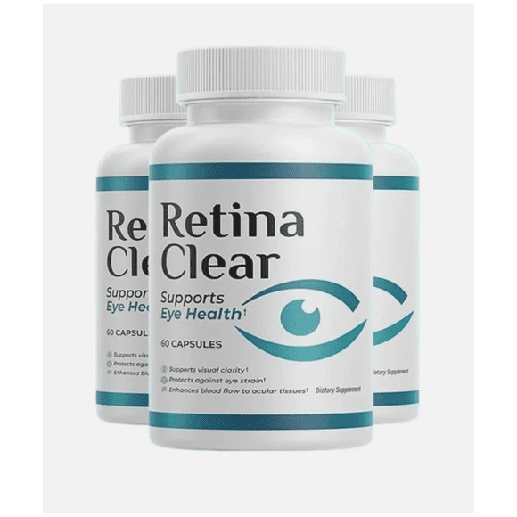 Retina Clear Vision Support Supplement, Eye Health Formula, 60 Capsules, 30 Days Supply, 3PC, Makeup Organizers