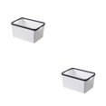 thumbnail image 4 of Maytalsory Premium And Nest-able Storage Solution For Desk Storage Basket Widely white s 2Set, 4 of 6