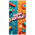 thumbnail image 1 of Colorful Arcade Themed Happy Birthday Banner Backdrop Party Decorations for Birthday Party Gaming Themed Events Photography Props Photo Booth Setups, 1 of 4