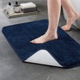 thumbnail image 1 of TECHMILLY Super Soft Shaggy Bathroom Rugs, Absorbent Thick Non Slip Microfiber Bath Rugs, Quick Dry Machine Washable Bath Mat for Bathroom Floor, Bathtub and Shower 20"x32", 1 of 7