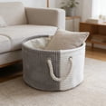thumbnail image 4 of Foldable Cloth Storage Basket for Clothing Toys and Home Organization, 4 of 6