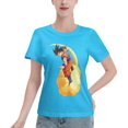 thumbnail image 1 of T-Shirt Basique à Manches Courtes pour Femmes Dragon Ball Wukong, 1 of 6