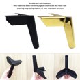 thumbnail image 2 of Baohd 4pack/lot Rust-Resistant Furniture Leg Easy-to-Install And Durable Leg For Chairs And Tables Furniture Accessories Metal Titanium gold 12cm 1Set, 2 of 6