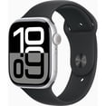 thumbnail image 1 of Apple Watch Series 10 Aluminum 46mm A3003 (GPS + Cellular) Smart Watch, Silver, 1 of 1