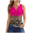 thumbnail image 2 of Hauts Mode Décontractée Printemps Été Sans Manches Imprimé Floral Débardeur Col en V Débardeurs pour Femmes en Liquidation, 2 of 5
